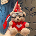 Maverick – Aviator Teddy Bear Plush Bag Charm