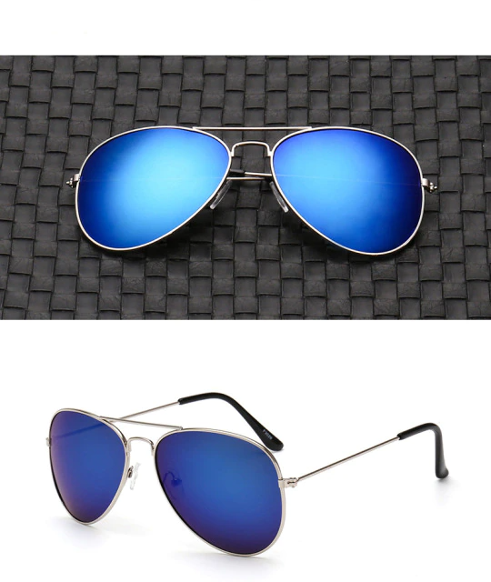 Premium Polarized Pilot Aviator Sunglasses with UV400 Protection