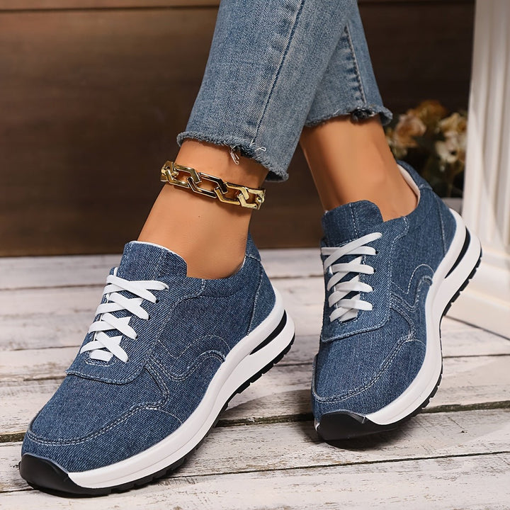 Classic Lace-Up Low-Top Sneaker for Women