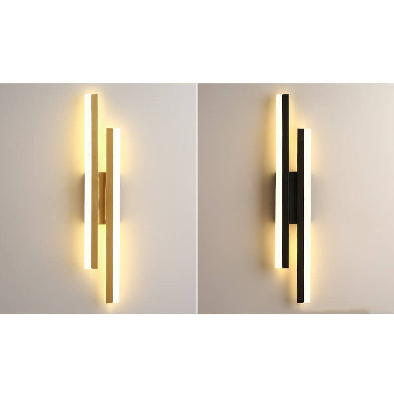 Modern Minimalist Lines Iron Acrylic LED Wall Lamp