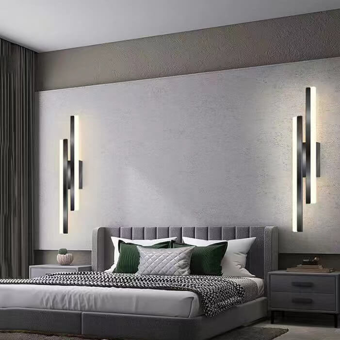 Modern Minimalist Lines Iron Acrylic LED Wall Lamp
