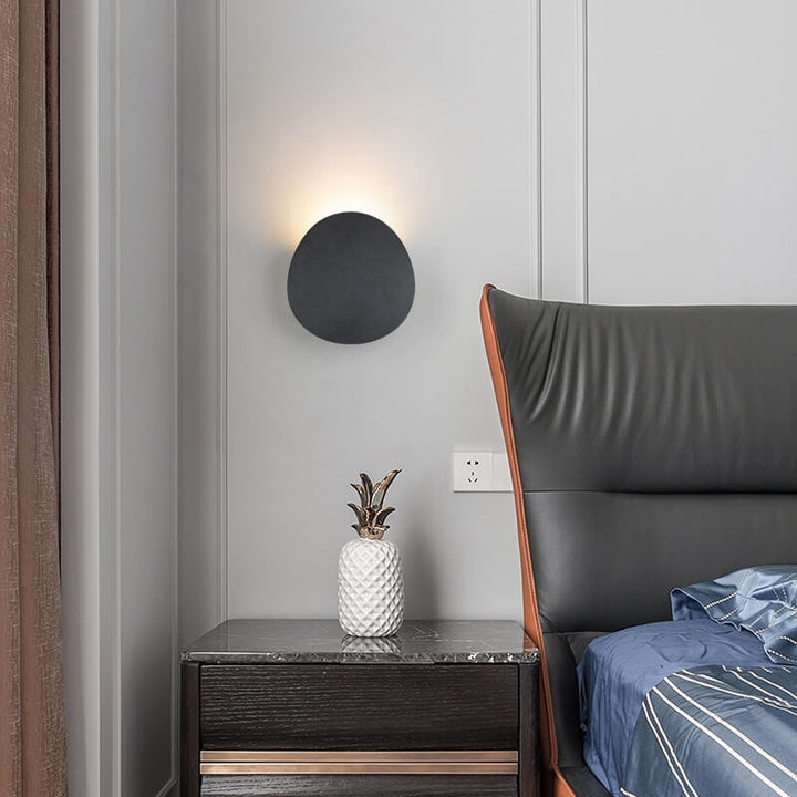 Minimalist Round 1-Light Source LED Indoor Outdoor Wall Lamp