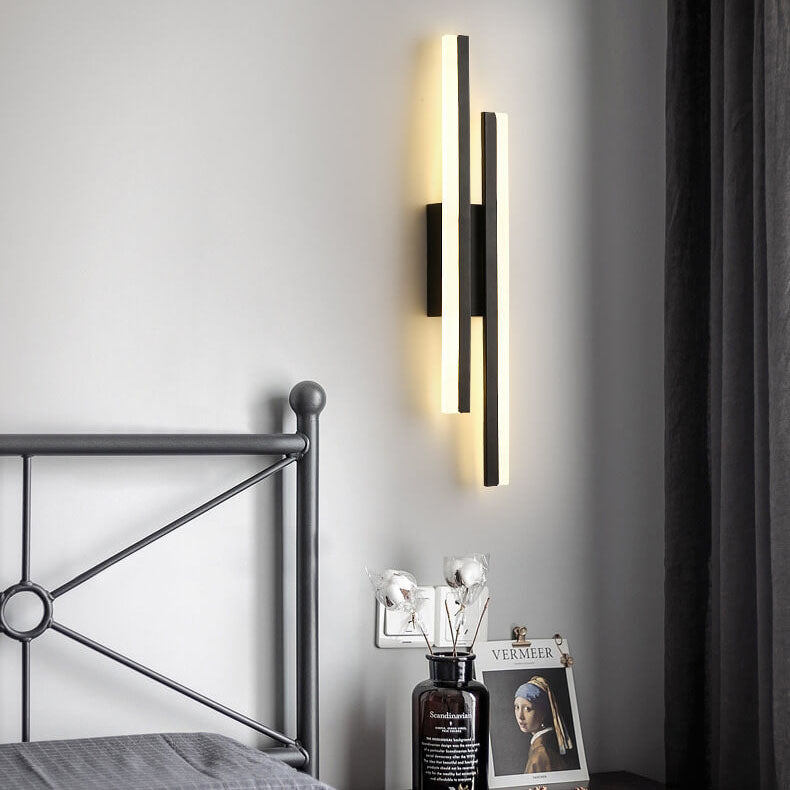 Modern Minimalist Lines Iron Acrylic LED Wall Lamp