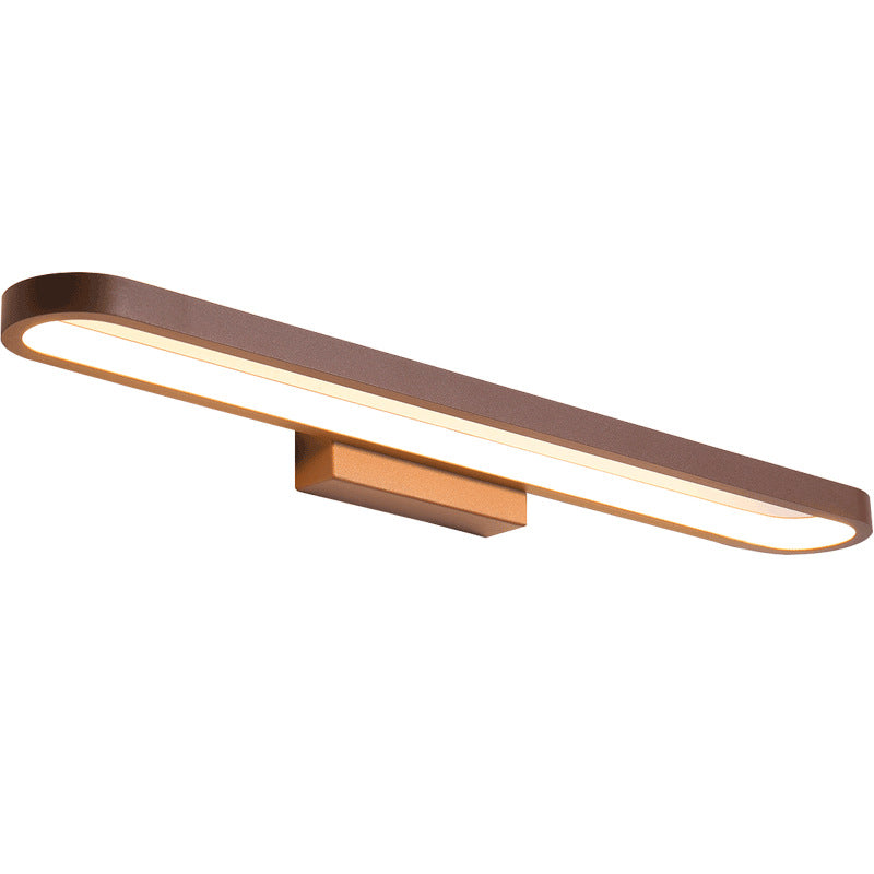 Modern Minimalist Circular Aluminum Vanity Light LED Mirror Front Wall Lamp for Bathroom