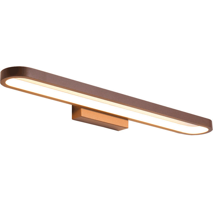 Modern Minimalist Circular Aluminum Vanity Light LED Mirror Front Wall Lamp for Bathroom