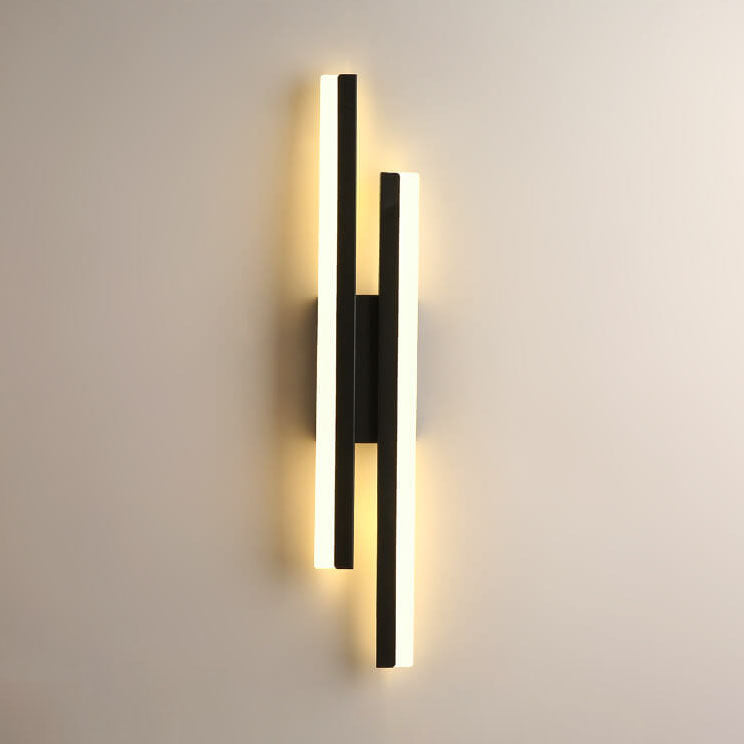 Modern Minimalist Lines Iron Acrylic LED Wall Lamp