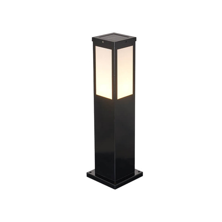 Modern solar cell grass mat square column outdoor waterproof road lamp