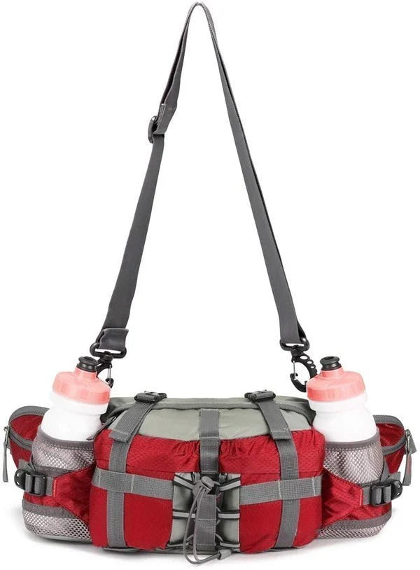 Ultralight Waterproof Outdoor Waist Pack with Bottle Holders