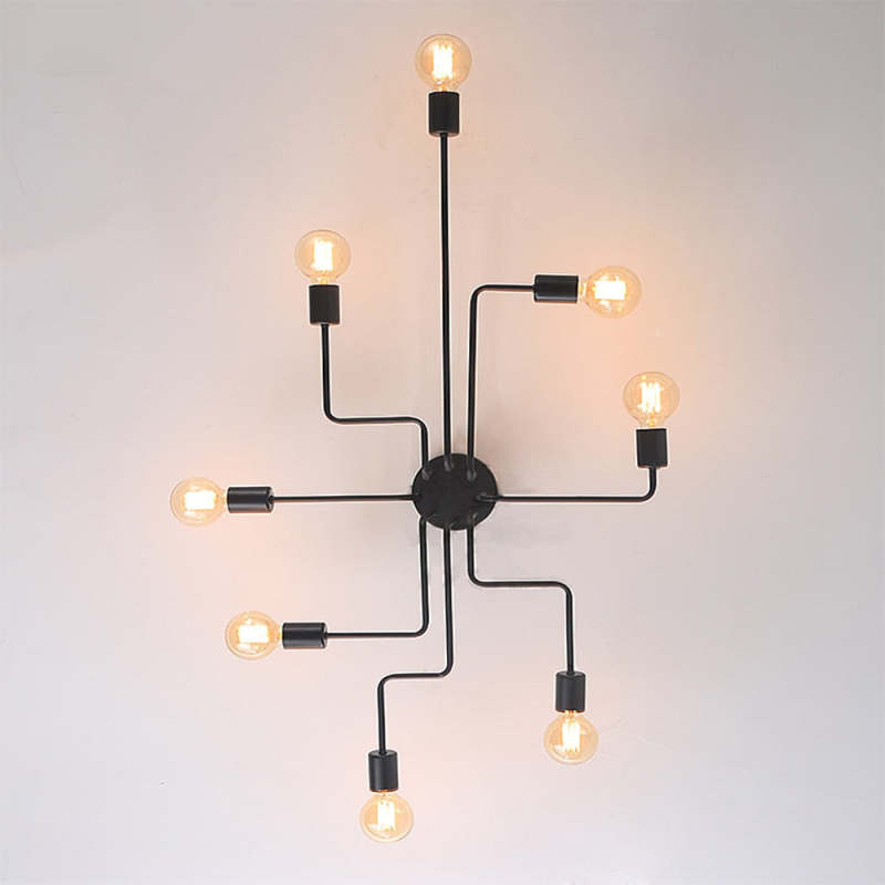 Arisha Vintage Modern Minimalistic Industrial Black Ceiling Lamp