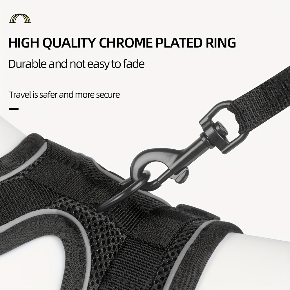 Reflective Cat Harness and Leash Set – Ideal for Walks and Training