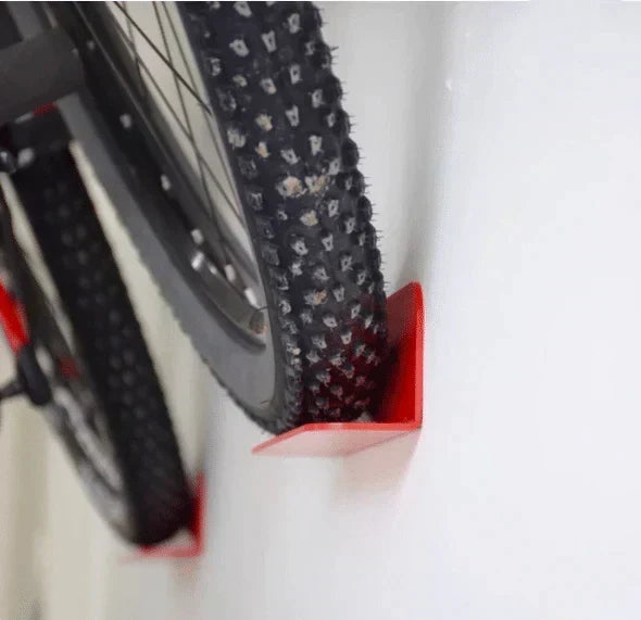 Steel Wall-Mounted Bike Hook – Space-Saving Horizontal Bicycle Storage