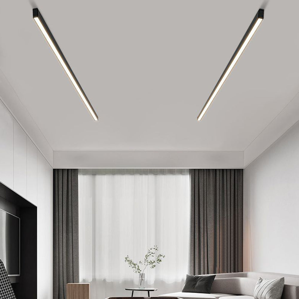 Solin Linear Black Ceiling Lamp/Wall Lamp