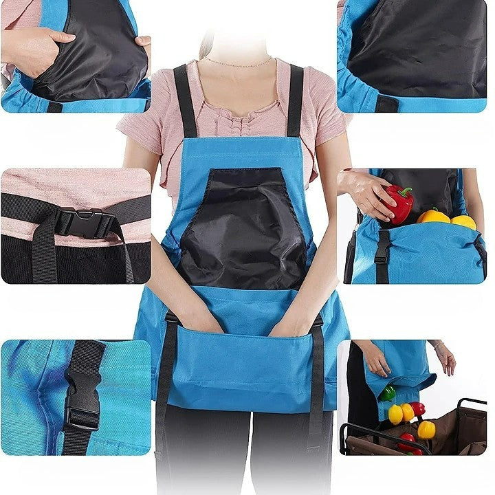 Oxford Fabric Waterproof Garden Apron with Adjustable Straps