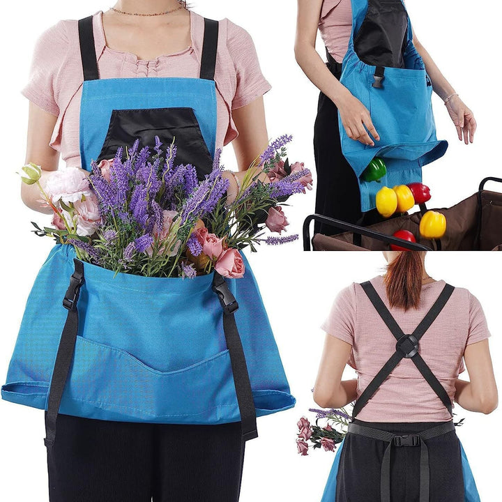 Oxford Fabric Waterproof Garden Apron with Adjustable Straps