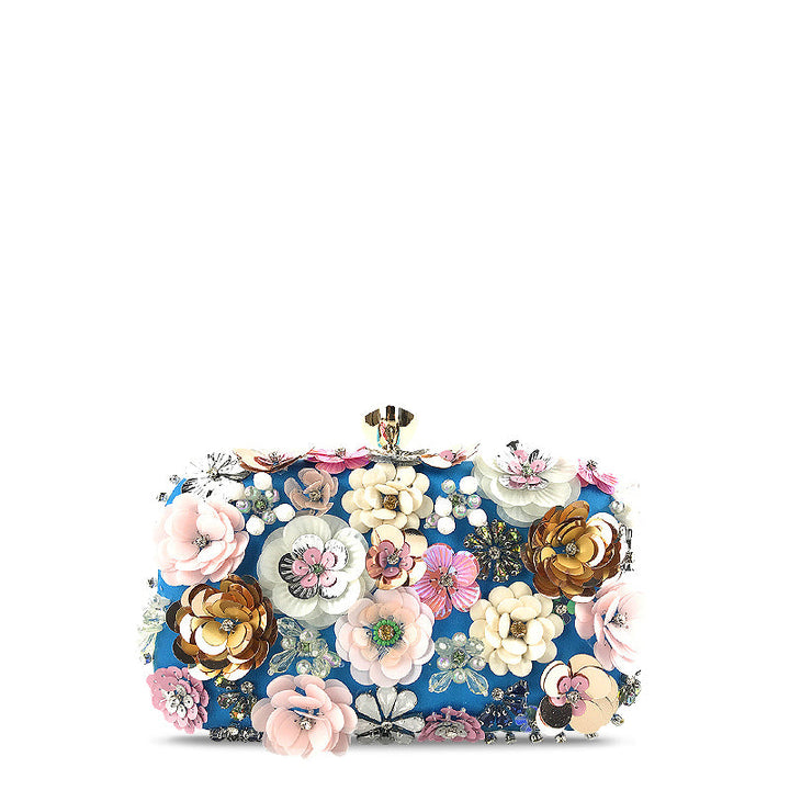 Flora – Floral Sequin Evening Clutch Bag