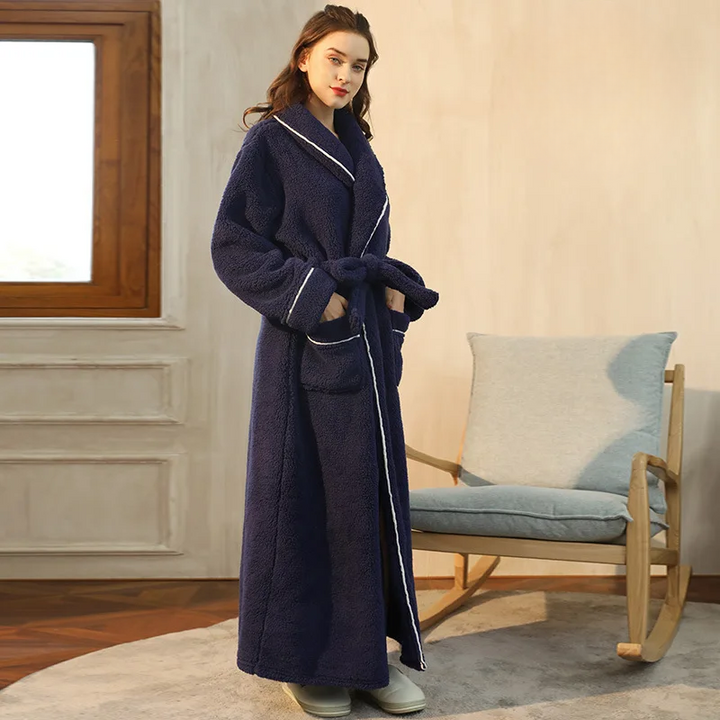 FleeceComfort - Winter Bathrobe in Flannel