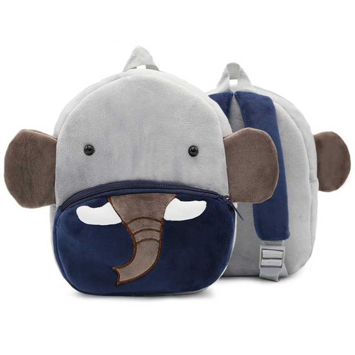 Plush Animal Character Backpack for Kids – Cute Cartoon Design