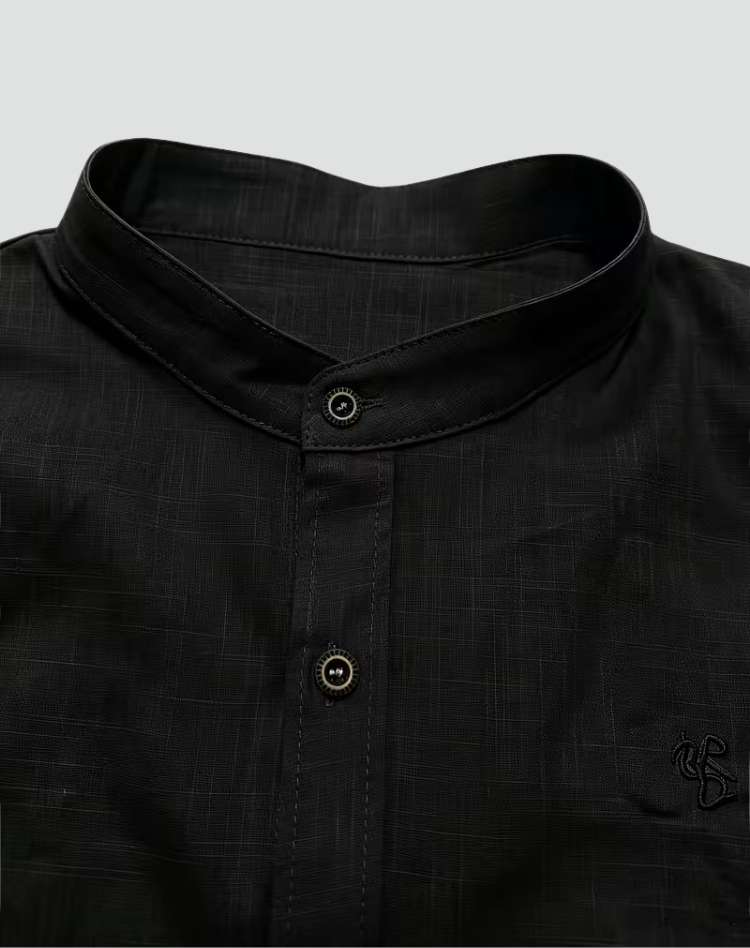 Men's Linen Short Sleeve Shirt Slim Fit