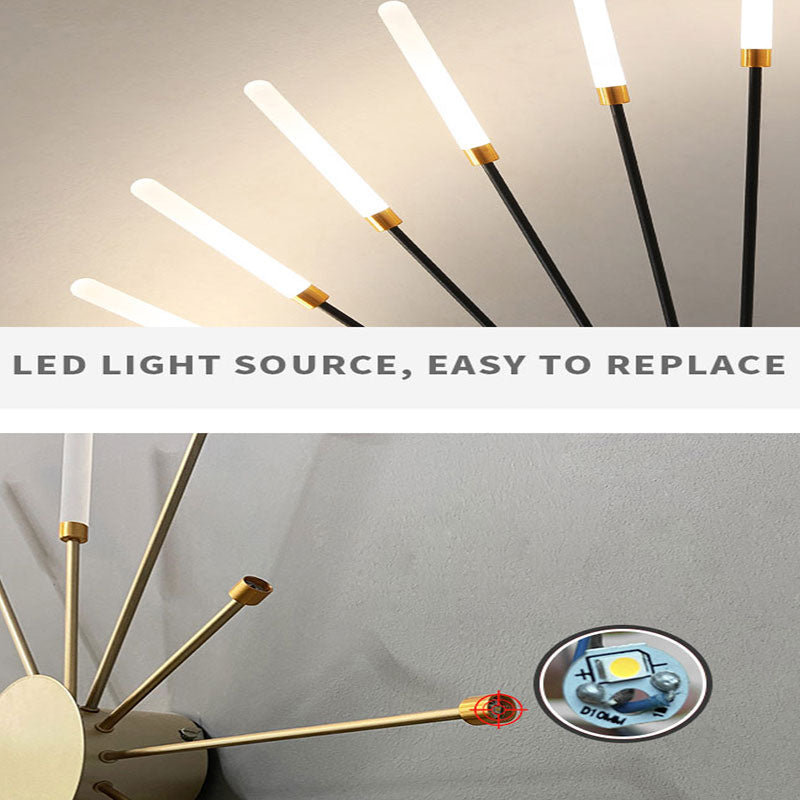 Wesley Modern Home Decoration Firework LED Ceiling Lamp