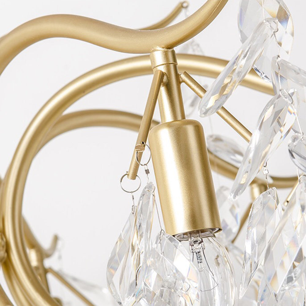 Kristy Luxe Wisteria Flower Crystal Chandelier