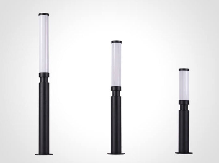 Modern Minimalist Acrylic Aluminum Hardware Lipstick Design LED Outdoor Lawn Floor Lamp For Outdoors