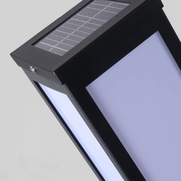 Modern solar cell grass mat square column outdoor waterproof road lamp