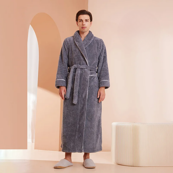 FleeceComfort - Winter Bathrobe in Flannel