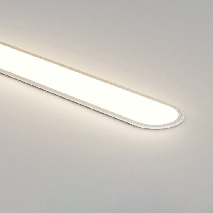 Slim Profile Oval LED Flush Ceiling Fixture with Dimmable Options