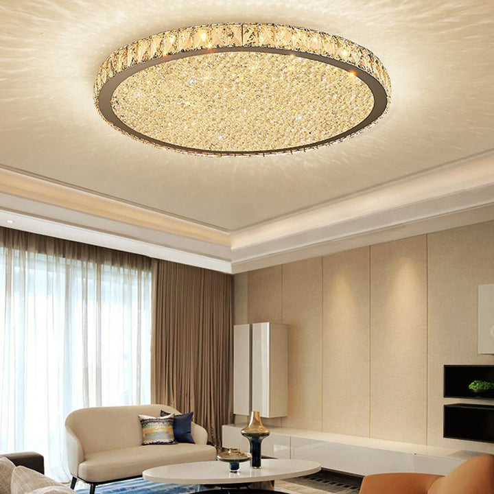 Eliza Luxe Crystal Ceiling Lamp