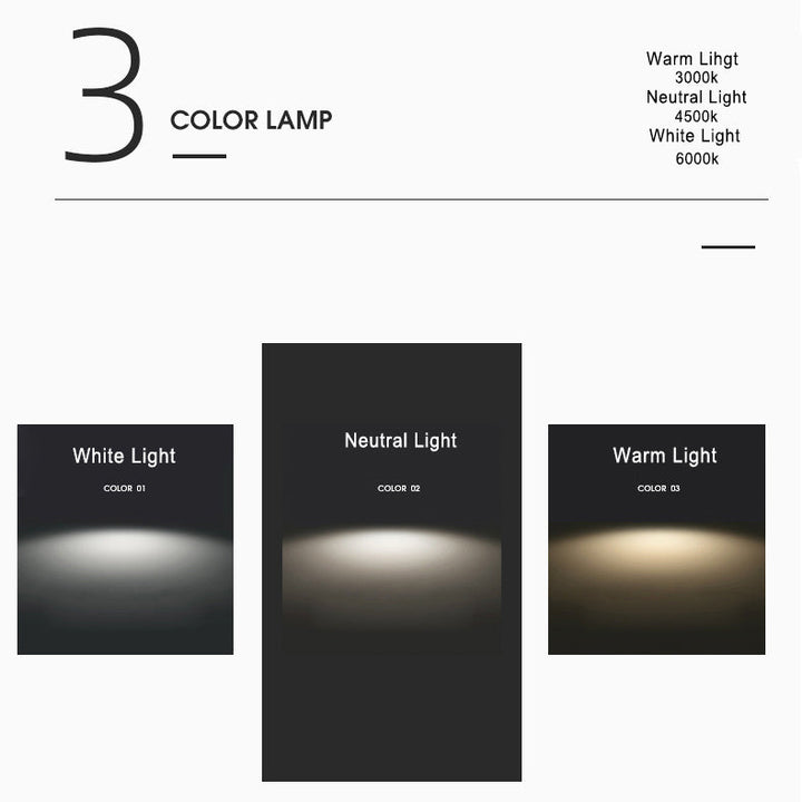 Modern Single Wooden Round Iron LED Ceiling Lamp