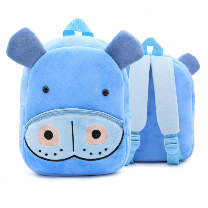 Plush Animal Character Backpack for Kids – Cute Cartoon Design