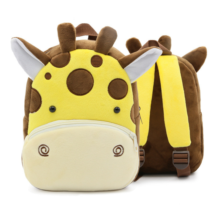 Plush Animal Character Backpack for Kids – Cute Cartoon Design