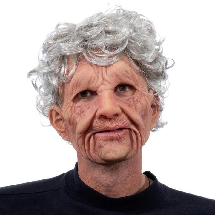 Realistic Latex Transformation Mask with Detailed Beard – Premium Costume Disguise