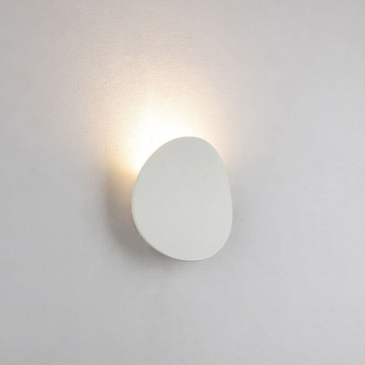 Minimalist Round 1-Light Source LED Indoor Outdoor Wall Lamp