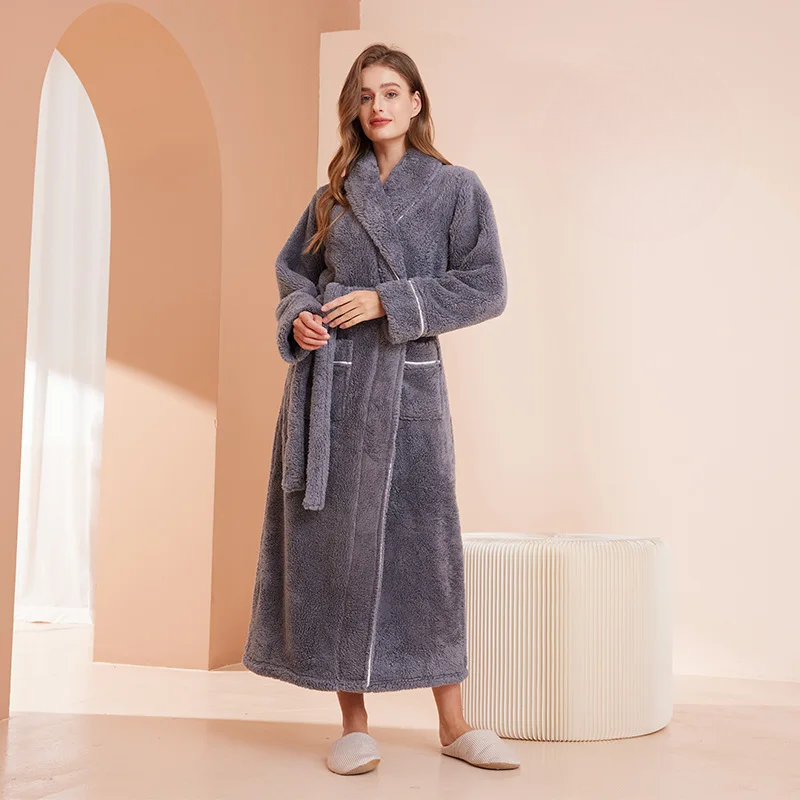 FleeceComfort - Winter Bathrobe in Flannel