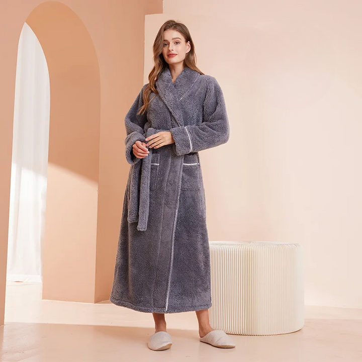 FleeceComfort - Winter Bathrobe in Flannel