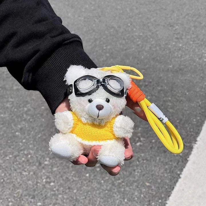 Maverick – Aviator Teddy Bear Plush Bag Charm