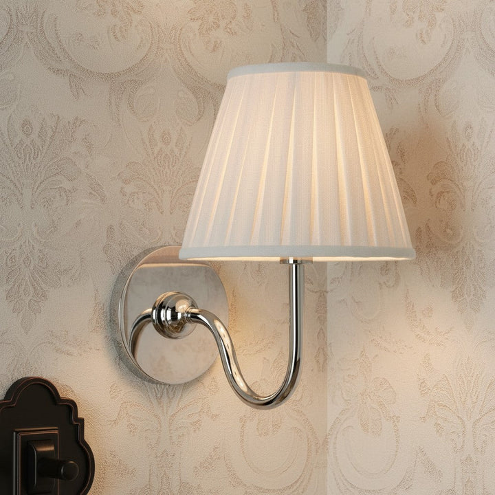 Tansy Classic Traditional Pleated Shade Wall Sconce