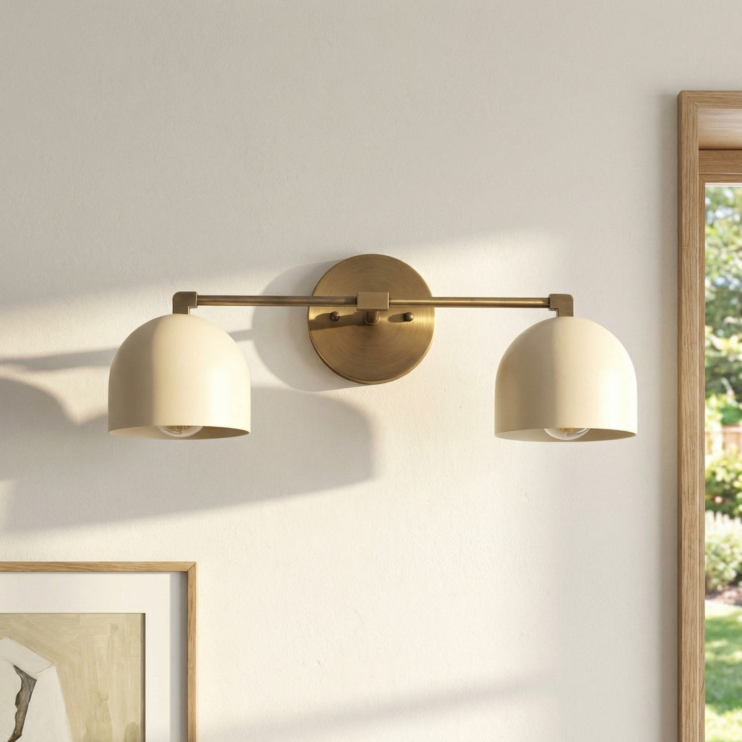 Nordic Metal Deep Ball Vanity Sconce