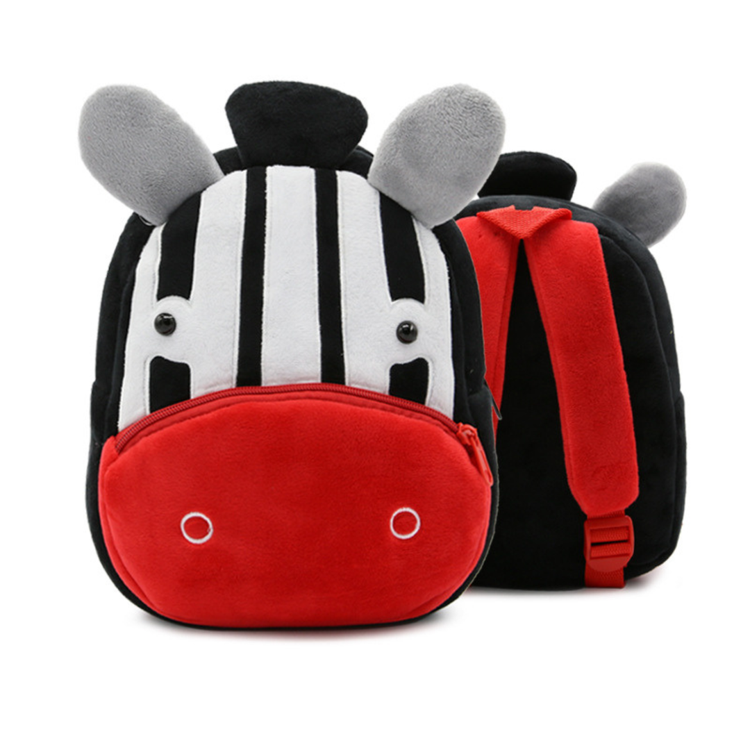 Plush Animal Character Backpack for Kids – Cute Cartoon Design