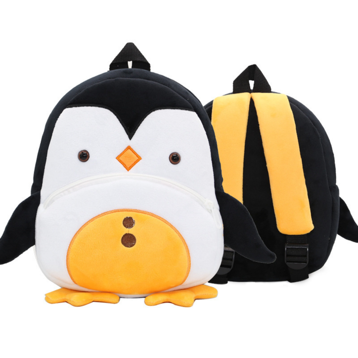 Plush Animal Character Backpack for Kids – Cute Cartoon Design