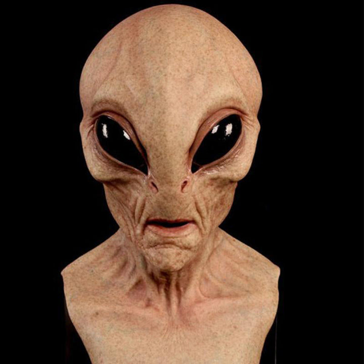Realistic Latex Transformation Mask with Detailed Beard – Premium Costume Disguise