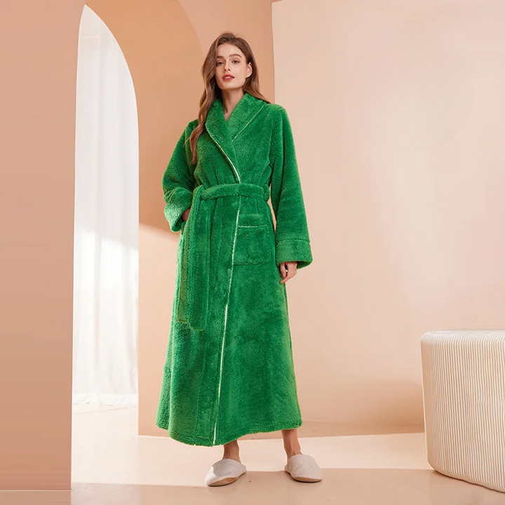 FleeceComfort - Winter Bathrobe in Flannel