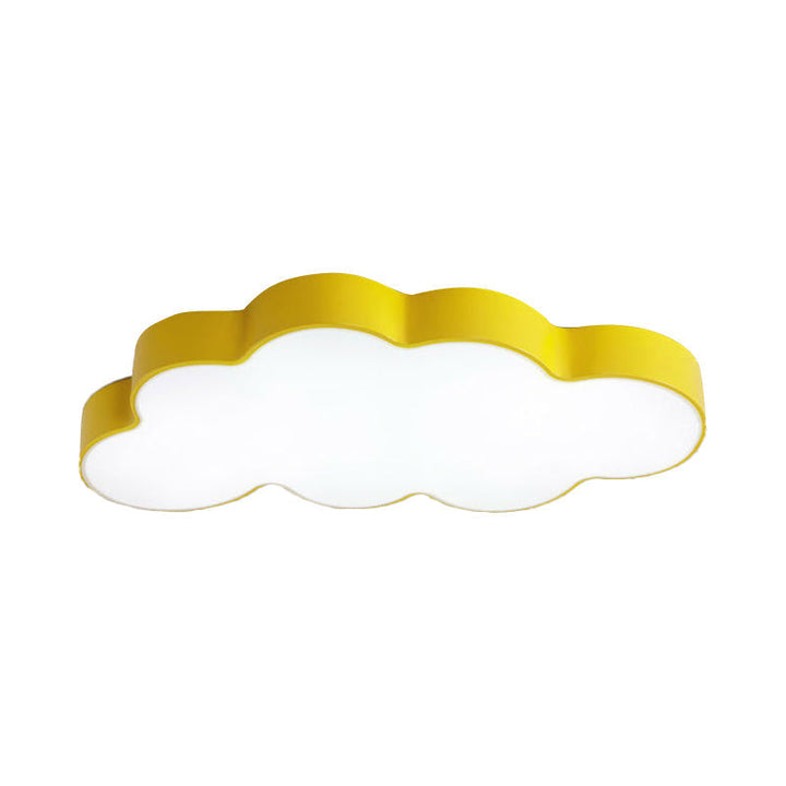 Sunny Wool Kids Ceiling Light - Warm Yellow LED Fixture with Adjustable Color Temperature