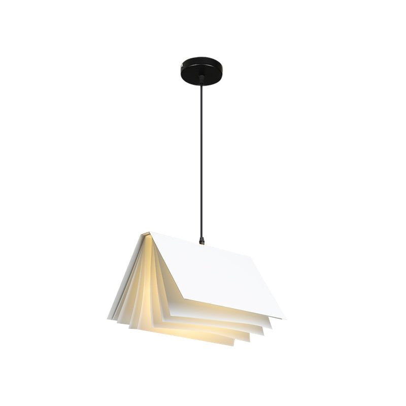 Modern Colorful Metal Book-Style Pendant Light - Kids Room Ceiling Fixture