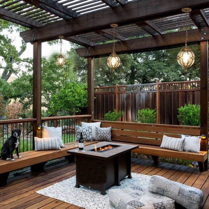 European Retro Spherical 1-Light Outdoor Waterproof Pendant Lamp