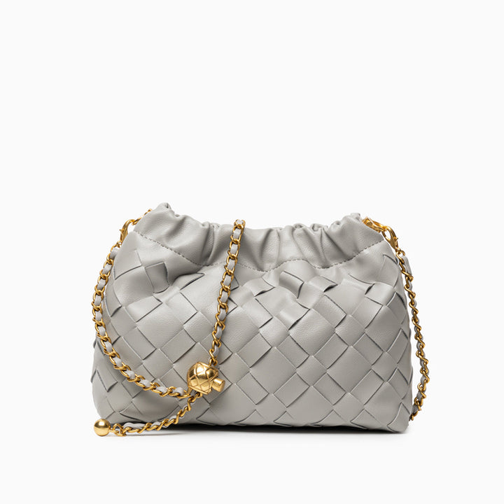 Tessa – Woven Shoulder Bag with Adjustable Crossbody Strap