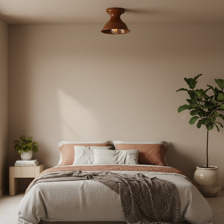 Jenna Modern Colorful Ceramic Ceiling Lamp