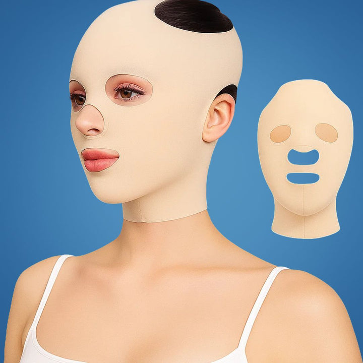 Overnight Compression Face Lift Mask – Reusable, Soft Ergonomic Fit for Mature Skin
