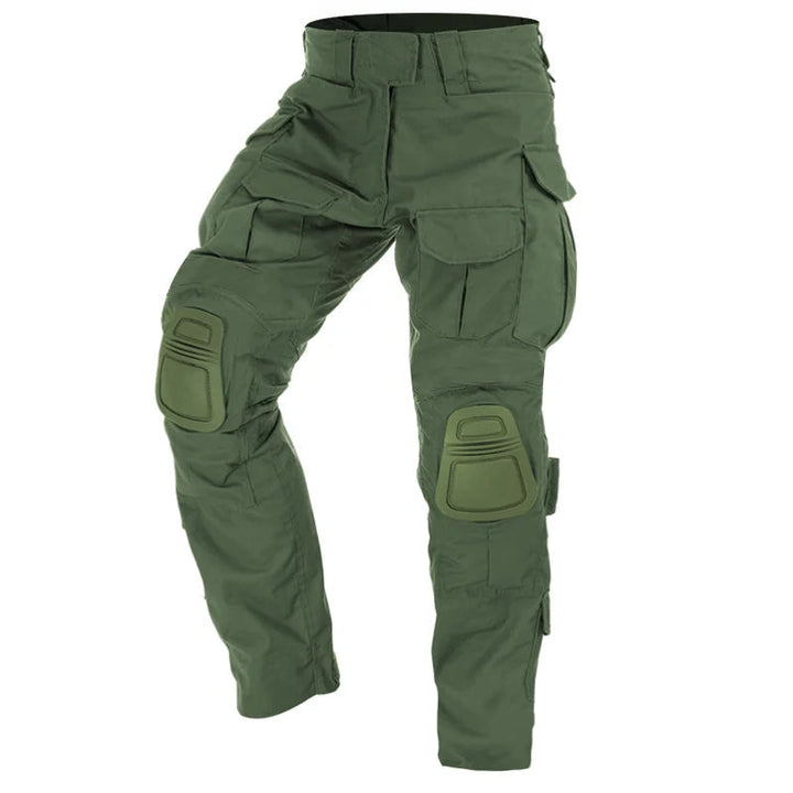 Men's Tactical Cargo Trousers with Integrated Knee Pads – Camouflage